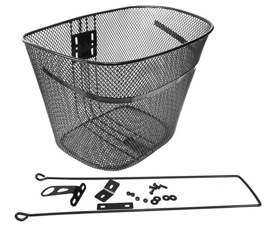 Basket front Azimut 34x25x26cm w/ mounting parts 26-28" bracket 1"