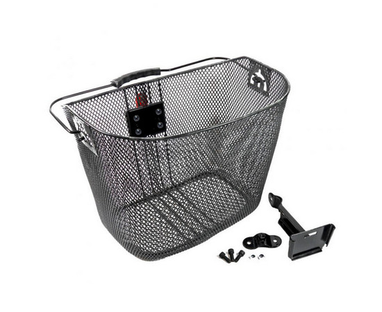 Basket front Azimut w/ metal bracket 34x25x26cm