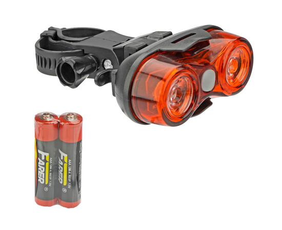 Rear lamp Azimut Power 2x0.5W with batteries