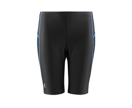 Cycle Shorts CUBE Junior black'n'blue-M (122/128), Size: M (122/128)