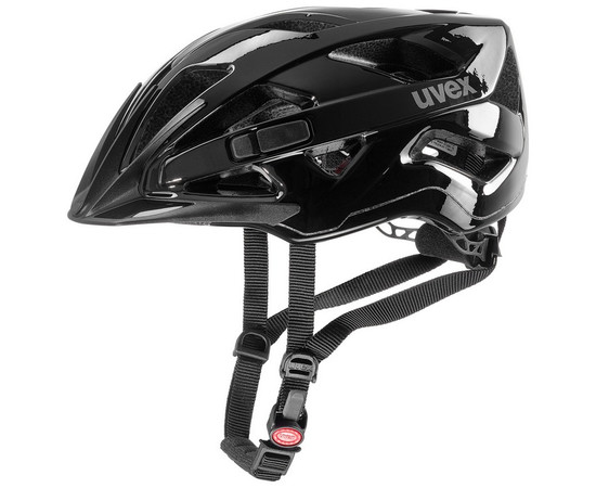 Helmet Uvex Active black shiny-52-57CM, Dydis: 52-57CM