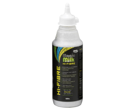 Tubeless tire sealant OKO Magic Milk Hi-Fiber Tubeless 500ml