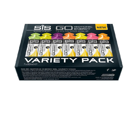 Nutrition gel pack SIS Go Isotonic Energy Variety 7x60ml