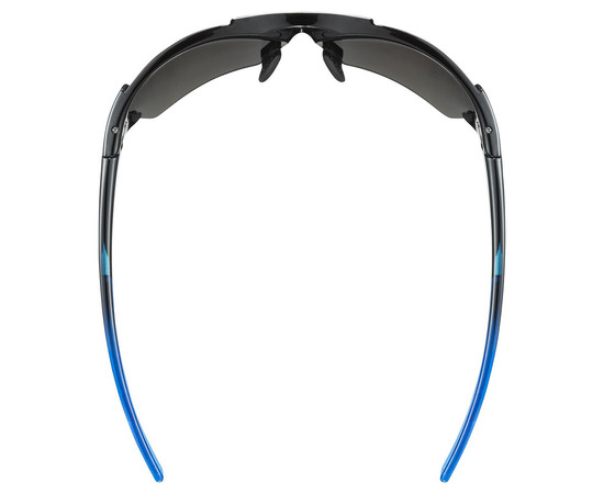 Glasses Uvex blaze III black blue / mirror blue
