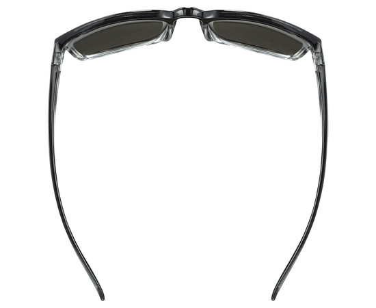 Glasses Uvex lgl 35 black clear / mirror silver