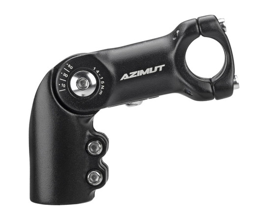 Stem Azimut Ahead Extension adjustable 25.4x28.6mm 105mm black (1015)