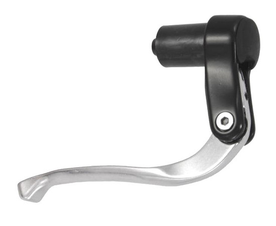 Brake lever Saccon Italy Bar-End 17mm (inside tube diam.) black-silver