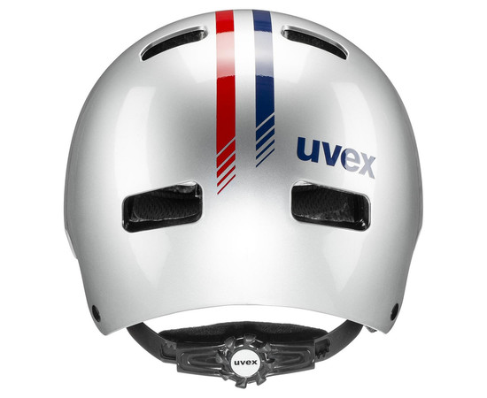 Helmet Uvex Kid 3 race silver-55-58CM, Dydis: 55-58CM