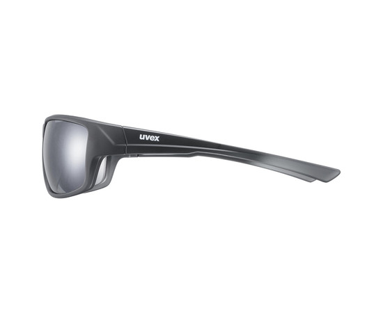 Glasses Uvex Sportstyle 230 black mat / litemirror silver