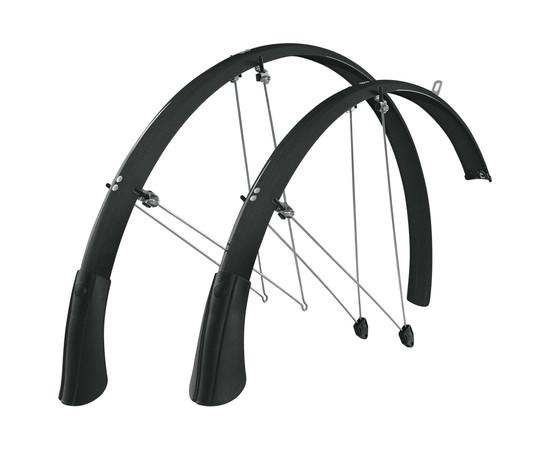 Mudguards set 28" SKS Bluemels Longboard 35mm black