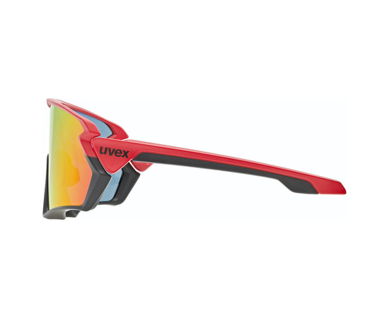 Glasses Uvex Sportstyle 231 red black mat / mirror red