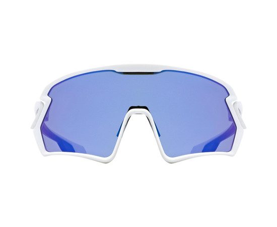 Glasses Uvex Sportstyle 231 white mat / mirror blue