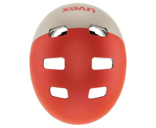 Helmet Uvex Kid 3 cc grapefruit-sand mat-51-55CM, Izmērs: 51-55CM