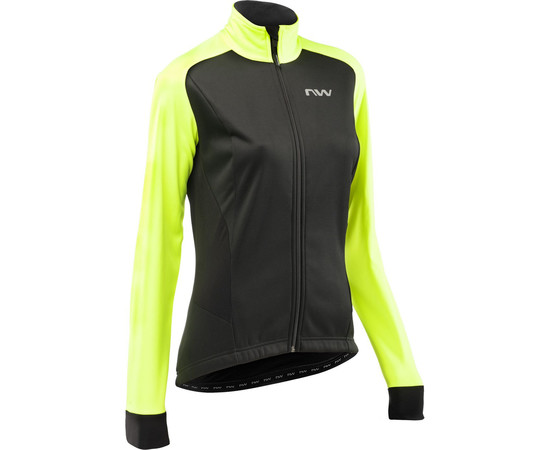 Jacket Northwave Reload WMN SP black-yellow fluo-S, Size: M