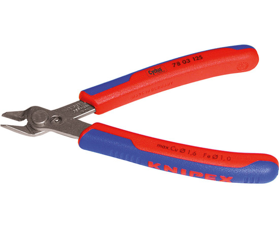 Tool pliers Cyclus Tools by Knipex Super Knips for ultra-high precision cutting with rubber handles (720590)