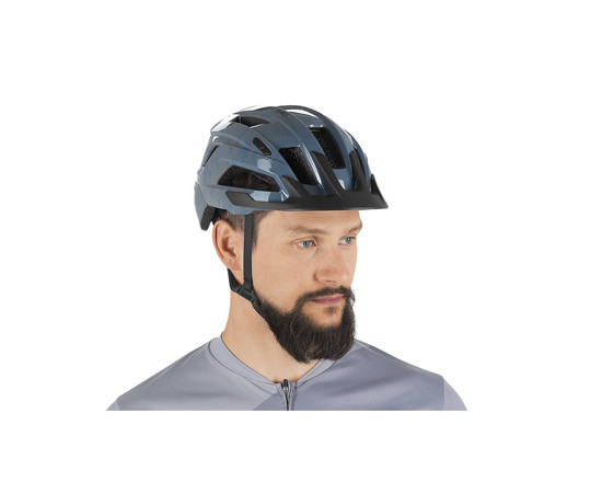 Helmet Cube STEEP glossy blue-S (49-55), Size: L (57-62)