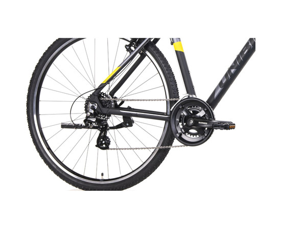 Bicycle UNIBIKE Prime GTS 2022 black-yellow-17"