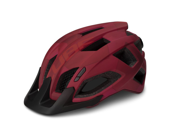 Helmet CUBE PATHOS red-L (57-62), Size: L (57-62)