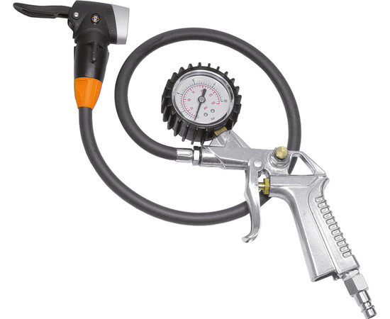 Pump head Cyclus Tools Multivalve AV/DV/FV with hose and air gun for compressor (720561)