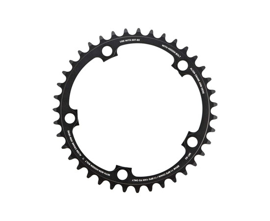 CHAIN RING ROAD 39T 130 V4 TRIPLE ALUMINUM 3MM BLACK (52-39-30, 50-39-30)