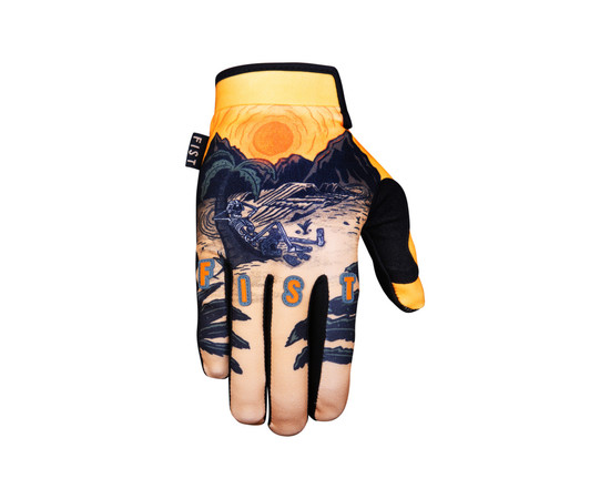 FIST Handschuh Day & Night S, orange-schwarz 