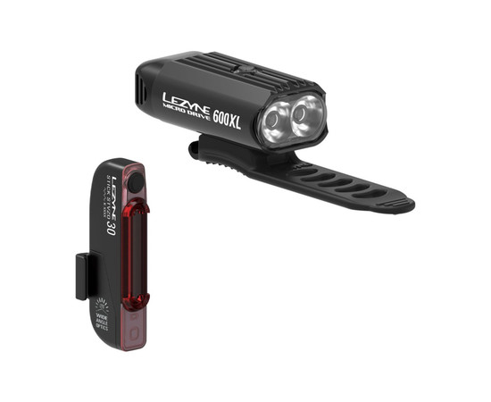 MICRO DRIVE 600XL / STICK PAIR INCLUDES 1 FRONT LED MICRO DRIVE AN BLACK / BLACK
