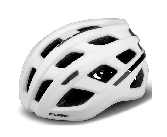 Helmet Cube Road Race white-S/M (53-57), Dydis: L (58-62)
