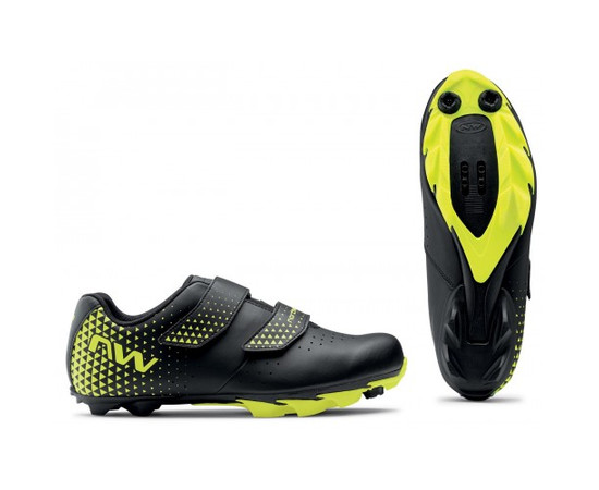 Shoes Northwave Spike 3 MTB XC black-yellow fluo-37