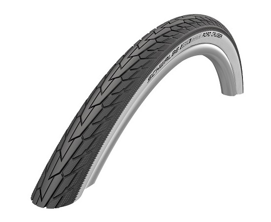 Tire 28" Schwalbe Road Cruiser HS 484, Active Wired 47-622 Whitewall
