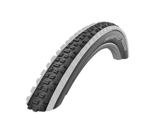Tire 26" Schwalbe Rapid Rob HS 425, Active Wired 57-559 White Stripes