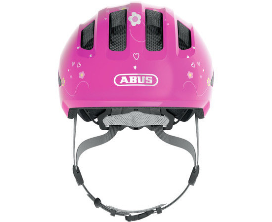Helmet Abus Smiley 3.0 pink butterfly-S, Izmērs: S (45-50)
