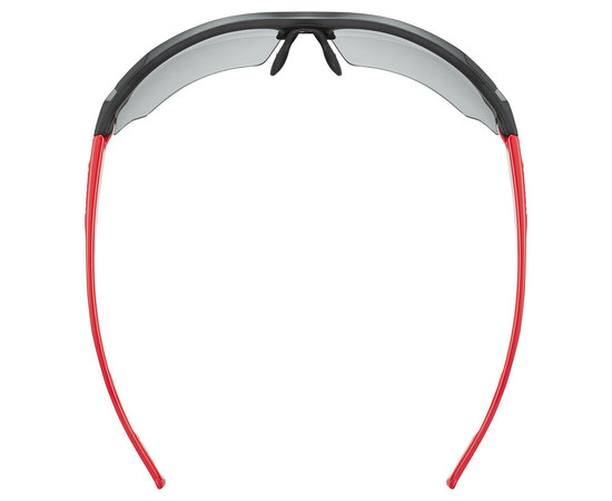 Glasses Uvex Sportstyle 802 variomatic black red white / smoke
