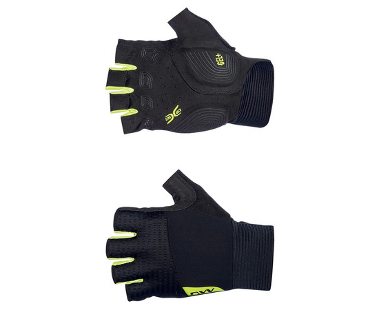 Gloves Northwave Extreme Short yellow fluo-black-M, Dydis: M