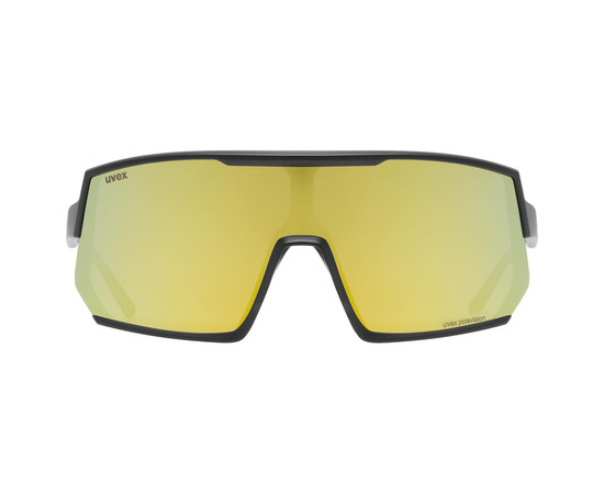 Cycling sunglasses Uvex sportstyle 235 P black matt / mirror red