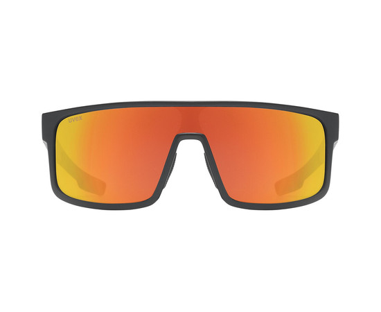 Cycling sunglasses Uvex LGL 51 black matt / mirror red