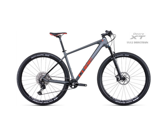 Bicycle Cube Reaction C:62 Race 29 flashgrey'n'red 2022-23" / 29 / XXL