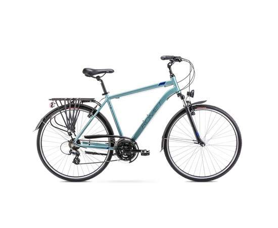 Bicycle Romet Wagant 1 28" 2022 silverblue-blue-21" / L