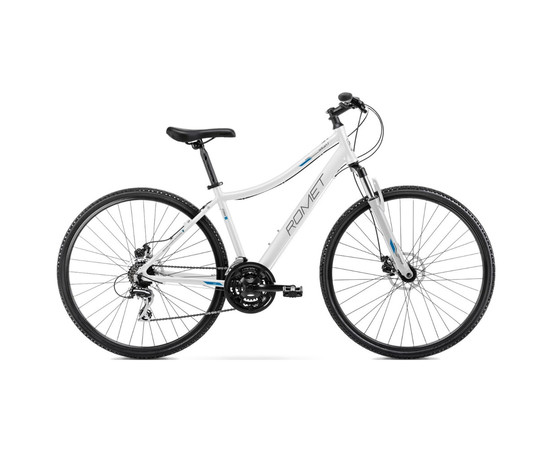 Bicycle Romet Orkan 1 D 28" 2022 white-blue-15" / S