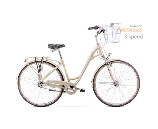 Bicycle Romet Art Deco Classic 28" Alu 2022 champagne-20" / L