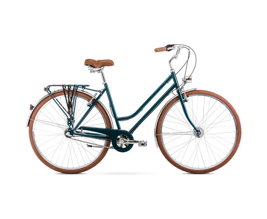 Bicycle Romet Vintage Classic D 28" Alu 2022 dark turquoise-20" / L