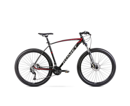 Bicycle Romet Mustang M7.1 27.5" LTD 27-speed 2022 black-red-21" / XL