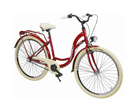 Bicycle AZIMUT Vintage 28" 3-speed 2023 burgund-cream shiny