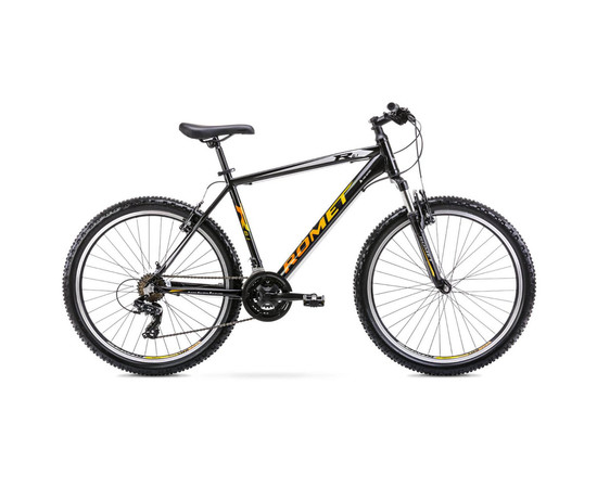 Bicycle Romet Rambler R6.1 26" 2022 black-yellow-17" / M