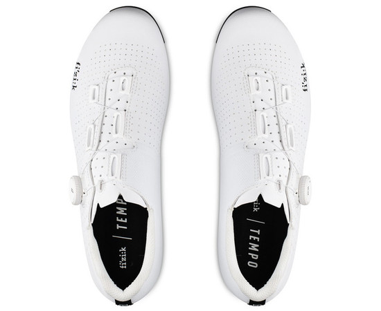 Cycling shoes FIZIK Tempo Decos Carbon white-white-42, Izmērs: 42