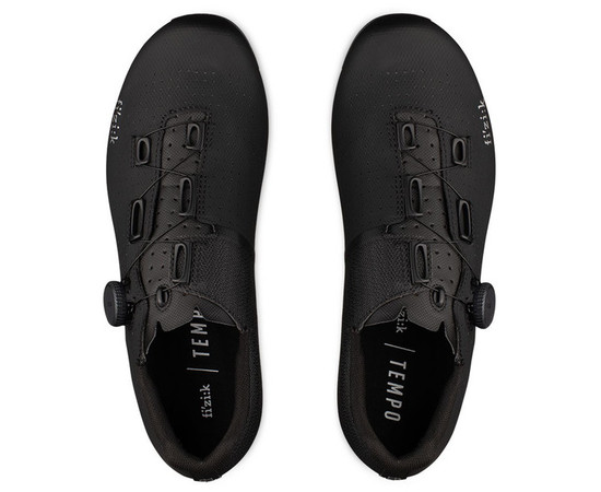 Cycling shoes FIZIK Tempo Decos Carbon Wide black-black-45, Dydis: 45
