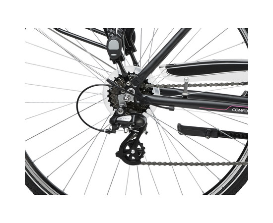 Bicycle Romet Gazela 1 28" 2023 black-pink-18" / M