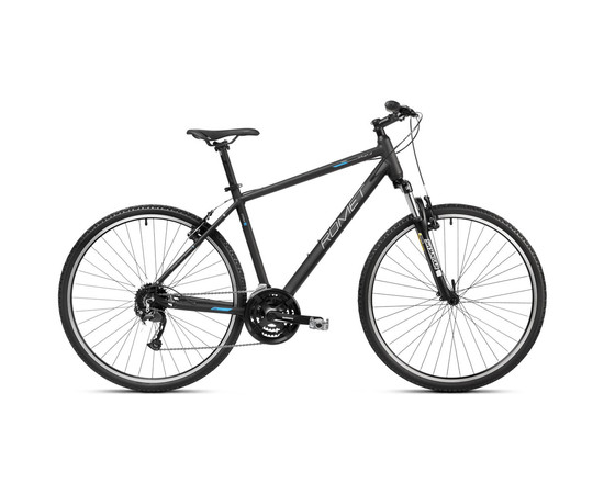 Bicycle Romet Orkan 3 M Lite 28" 2023 black-sky blue-18" / M