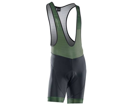 Bibshorts Northwave Origin Pad black-forest green-L, Size: L