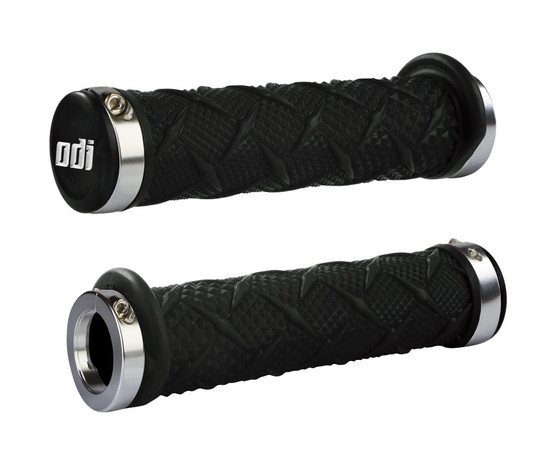 Grips ODI X-Treme MTB Lock-On 130mm Bonus Pack Black/Silver