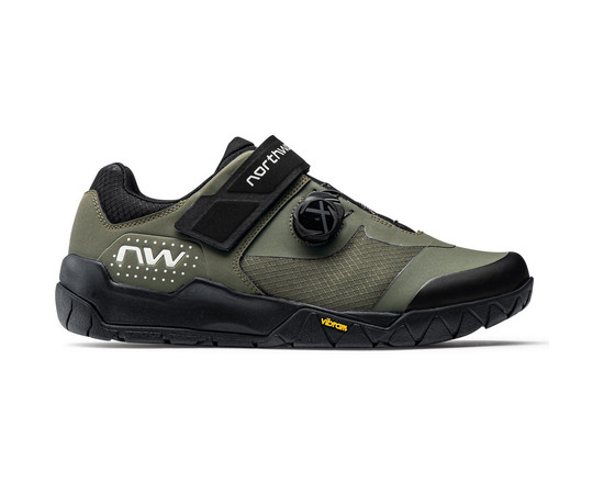 Cycling shoes Northwave Overland Plus MTB AM dark green-45, Izmērs: 45